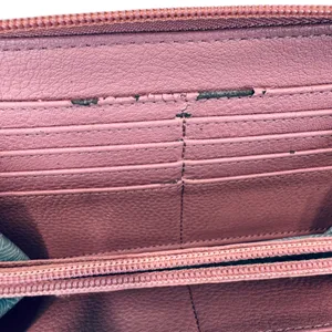 The Sak Leather Studded Wallet Crossbody‎ Purse Convertible Phone Bag Mauve thumbnail 4