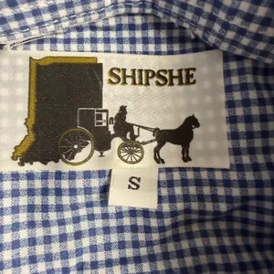 Western Gingham Button Down‎ Shirt Womens Small Blue Embroidered Studded Cowgirl thumbnail 6
