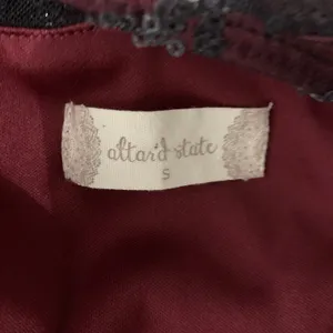 Altard State Maroon Lace Sleeveless Mini Dress Small Cottagecore Boho thumbnail 9