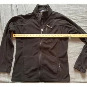 Black Diamond Womens Full Zip Fleece Jacket Black Size S Mock Neck Activewear thumbnail 7