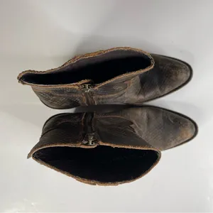Liberty‎ Black Womens Studded Leather Ankle Boots Size 7 thumbnail 5