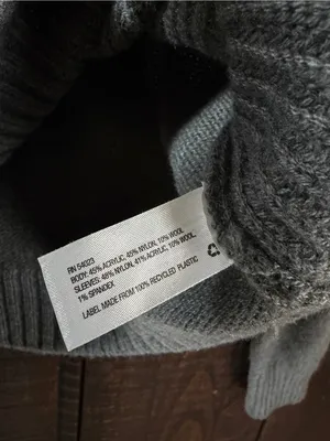 GAP Very Soft Cowl Neck Gray Sweater XS thumbnail 4