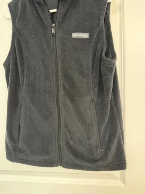 Columbia Black Full Zip Fleece Vest Women’s M thumbnail 5