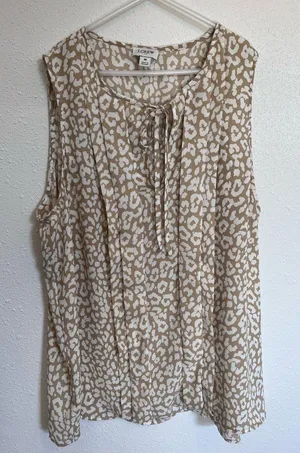 J. Crew Leopard Print Tank Top Blouse thumbnail 1