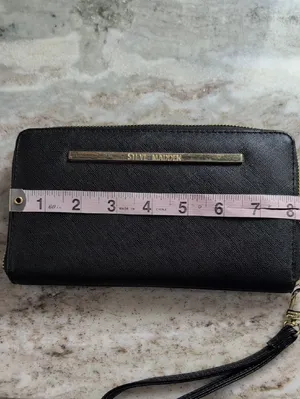 Steve Madden Black Wristlet Wallet thumbnail 9