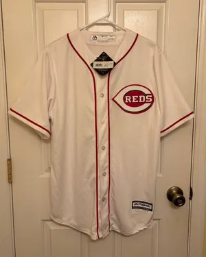 Cincinnati Reds Devin Mesoraco NWT Majestic White Stitched MLB Jersey thumbnail 7