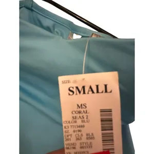 Fashion Bug Blue Sleeveless Padded Cup Tank Top Women Sz S thumbnail 4