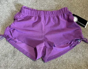 Five dancewear shorts Purple thumbnail 1