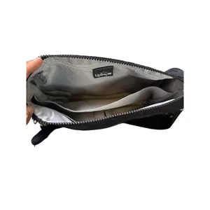 Kipling Black Nylon Crossbody Bag with Monkey Keychain thumbnail 6