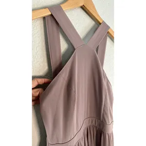 Lulus Air of Romance Taupe Maxi Dress Small Wedding Bridesmaid Formal Neutral thumbnail 5