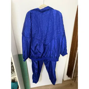 Vintage Active Horizon Royal Blue Tracksuit Set Jacket Pants 1X Retro 90s Sport thumbnail 5