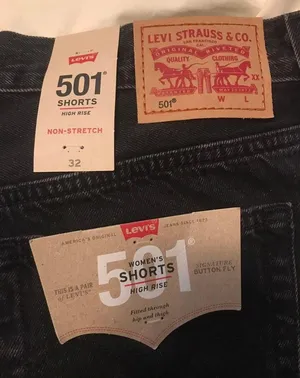 Levi's 501 cutoff Black shorts thumbnail 3