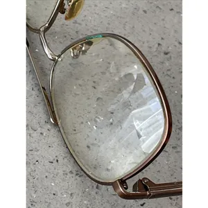 Vintage Rembrand Bronze 145 Eyeglasses Frames ONLY Japan Aviator Oversized thumbnail 12