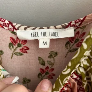 Anthropologie Abel the Label Gypsiana Athena Patchwork Dress Floral Boho G23 thumbnail 4