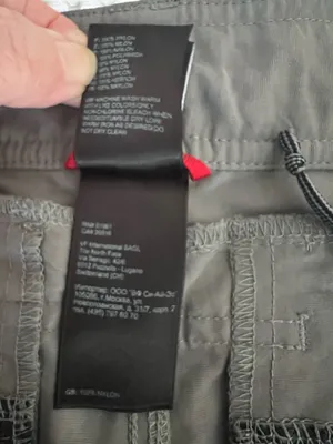 The North Face Convertible Cargo Shorts/Pants- Slate Gray Size 14 thumbnail 3