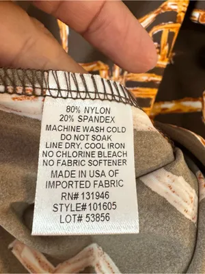 Jude Connally Kerry Bamboo Lattice Brown Jude Cloth Swing Dress Large thumbnail 6