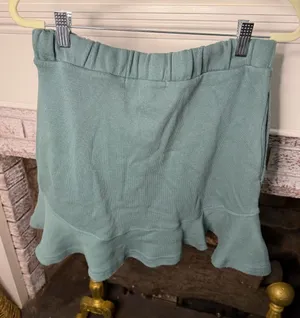 FP Beach Free People Seafoam Green Circle Skirt Flowy Casual Pull On Medium thumbnail 1