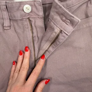 Madewell 26 Slim Emmett Tapered Pants High Rise Vintage Petal Pink MD115 Relaxed thumbnail 7