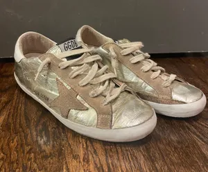 Golden Goose Metallic Low-Top Sneakers thumbnail 1