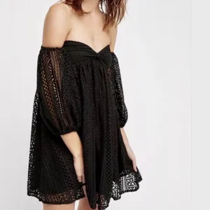 Free People Emmy Lou Mini Dress in Black‎ Size Small thumbnail 3