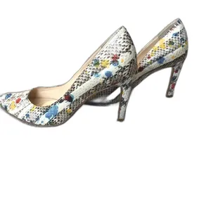 Andrew Kayla Mulit-Colored Snake Skin Heels thumbnail 3