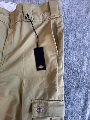 Dickies Khaki Wide‑Leg Cargo Pants with Utility Pockets thumbnail 7