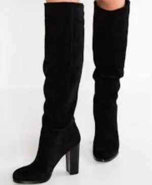 Sam Edeleman Caprice Black Suede Boots thumbnail 1