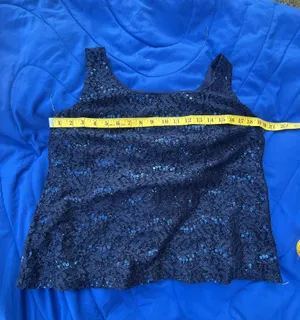 R&M Richards Women's Sequin Embellished Sleeveless Evening Tank Top thumbnail 11