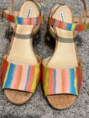 Alex Marie Peep Toe Heels 7.5 thumbnail 1