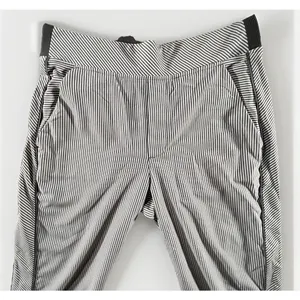 Athleta‎ Gray White Striped Brooklyn Ankle Pants Size 2 Pull On Stretch Casual thumbnail 2