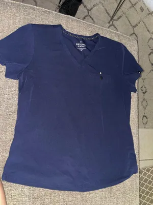 Beyond Scrubs Navy Scrub Top thumbnail 1