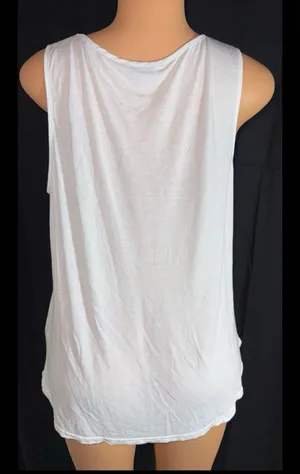 White rhinestone juicy couture tank top thumbnail 5