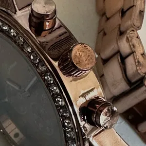 Geneva rose gold tone rhinestone Watch thumbnail 5