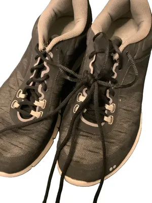 Womens Shoes RYKA Size 7 Black Sneakers Lace Up Running thumbnail 2