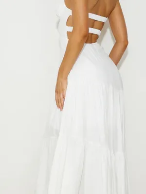 Hello Molly Sage Green Backless Strapless SUMMER GIRL Maxi Dress thumbnail 2