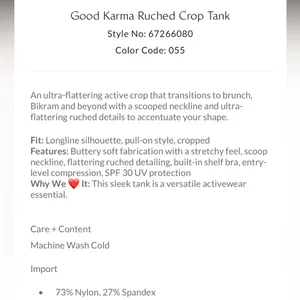 FP Movement ‘Good Karma Ruched’ Tank Top thumbnail 7