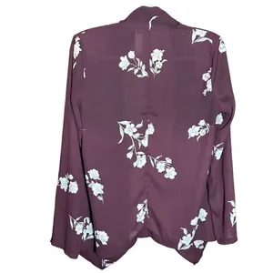 ASTR The Label Drape Front Floral Blazer Sz M‎ thumbnail 2