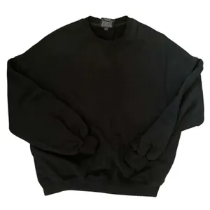 POPFLEX Cloud Crewneck Sweatshirt S/M Black Hidden Pockets Athleisure Cozy thumbnail 1