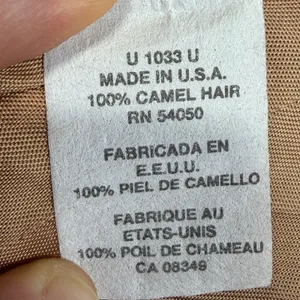 Vintage Camel Hair Blazer Women L Tan Jones New York Quiet Luxury Dark Academia thumbnail 5