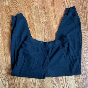 PINK Victoria's Secret Black Sweatpants with Adjustable Drawstring thumbnail 4