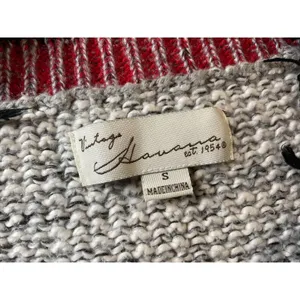 Vintage Havana Womens Sweater Small‎ Gray V Neck Long Sleeve Pullover thumbnail 7
