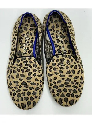 Rothy's Shoes Womens Size 7.5 The Loafer Leopard Print Round Toe Comfort Slip On thumbnail 4