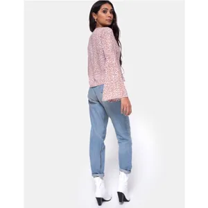 Motel Rocks Merida Blouse In Leopard‎ Spot - Pink M $52 thumbnail 4