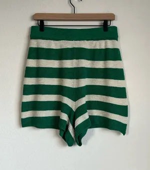 Free People Beach Striped Knit Shorts thumbnail 1