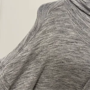 Athleta Heathered Grey Lightweight Hooded Sweatshirt thumbnail 3
