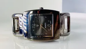 Fleur de Lis Snap Bracelet Watch Silver thumbnail 2