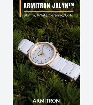 Charming Oaks Jalyn™ | 36mm, White Ceramic/Gold thumbnail 2