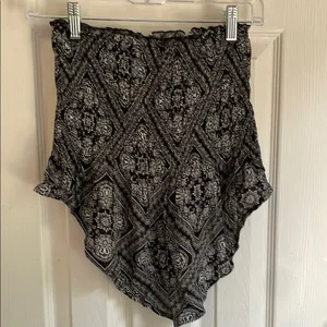 New Look Asymmetrical Black and White Top thumbnail 1