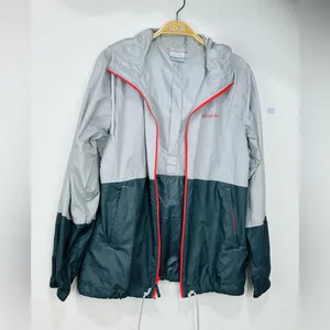Columbia Light Gray Jacket with Red Logo thumbnail 3