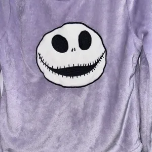 Disney Nightmare Before Christmas Pajama Top Womens Medium 8 10 Purple Jack Skellington thumbnail 2